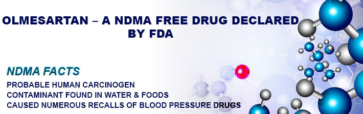 Olmesartan – A NDMA Free Drug Declared By FDA